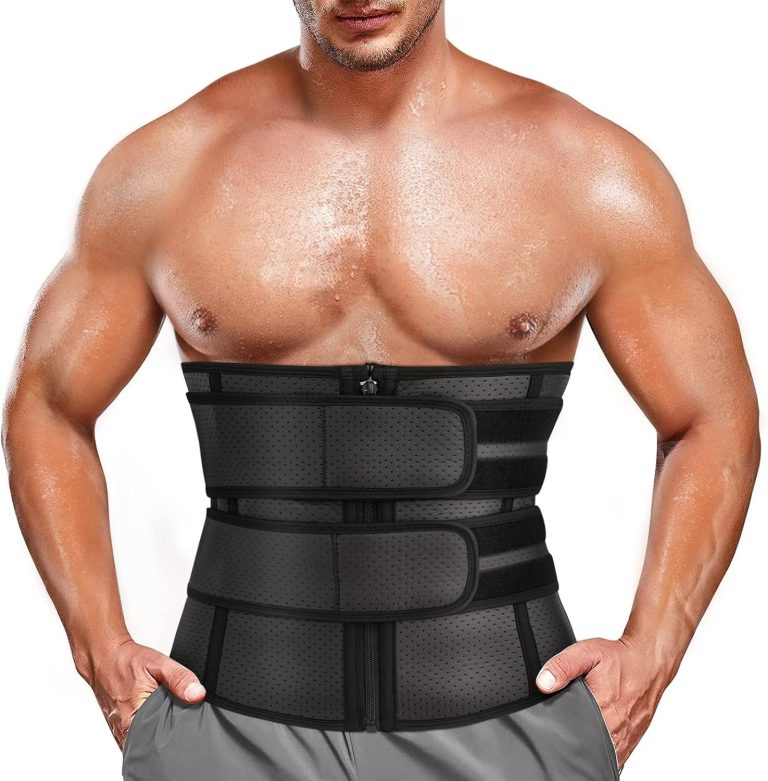 Ceinture de Sudation Homme Amincissante Ceinture Abdominale Minceur Néoprène Gaine Ventre Plat Maintient Dos Fitness