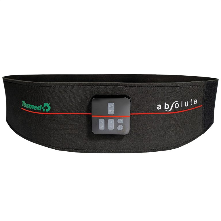 TESMED Absolute Ceinture d'Électrostimulation Abdominale, Rechargeable, Unisexe et Made in Italy